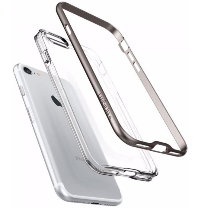 Чехол SGP iPhone 7/8 Neo Hybrid Crystal Gunmetal, картинка 3