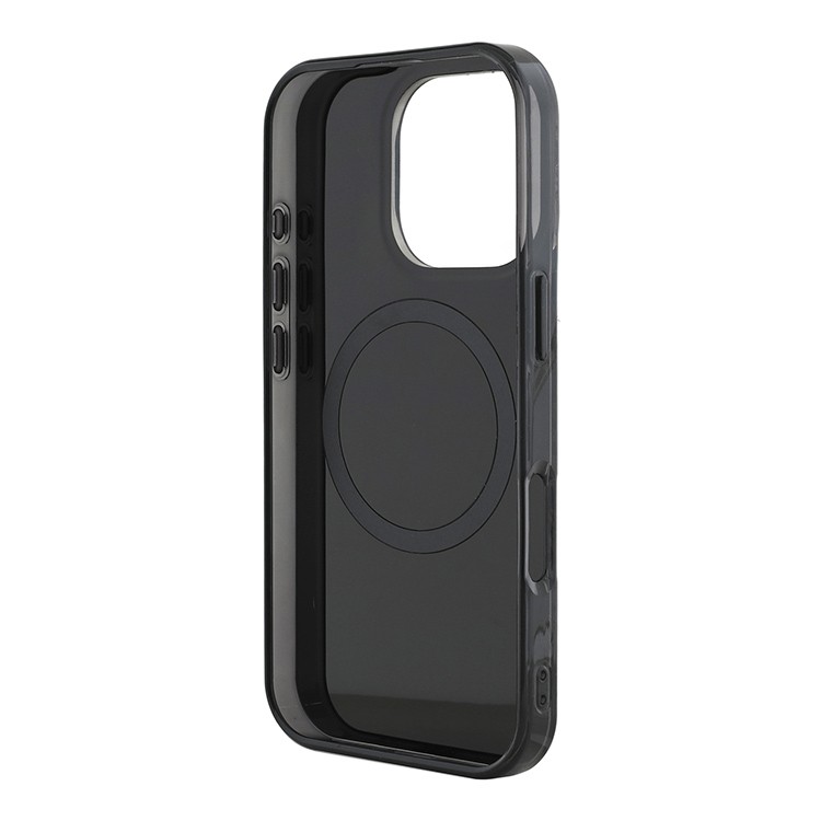 Чехол для iPhone 16 Pro Max AMG Double layer Rhombs Hard Black/Red MagSafe, картинка 4