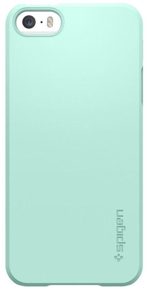 Чехол SGP  iPhone 5S/SE Thin Fit Mint, картинка 2