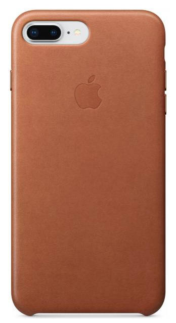 Кожаный чехол Apple iPhone 7 Plus Leather Saddle Brown