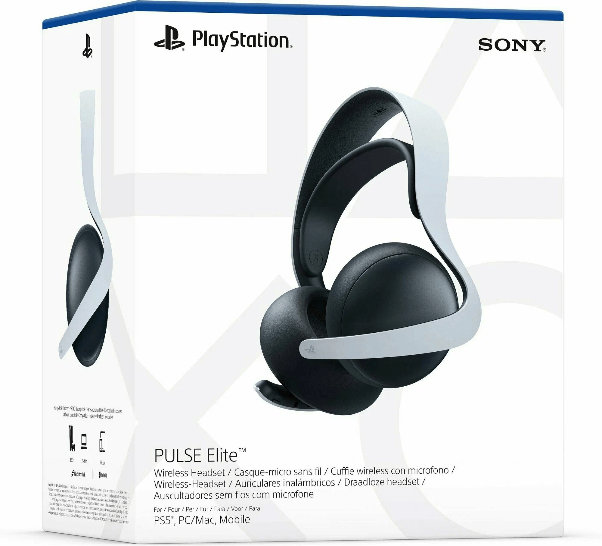 Беспроводная гарнитура Sony PULSE Elite White для PS5/PS4, картинка 5