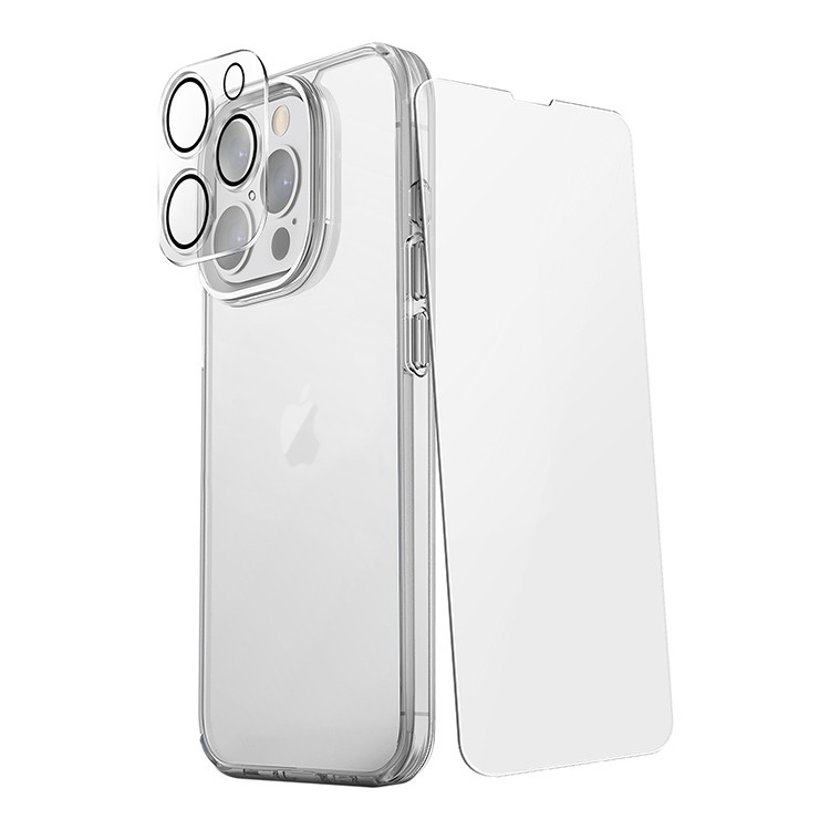 Чехол для iPhone 15 Pro UNIQ LifePro Xtreme 360 Protection Kit Clear