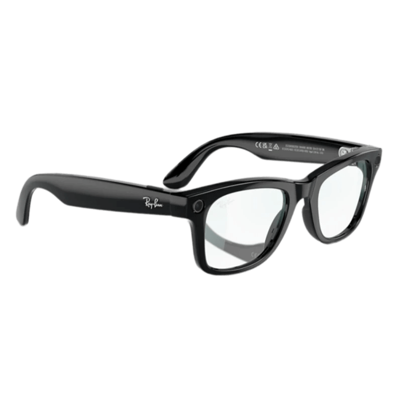 Умные очки RayBan Meta Wayfarer RW4006 Shiny Black/Clear, картинка 4