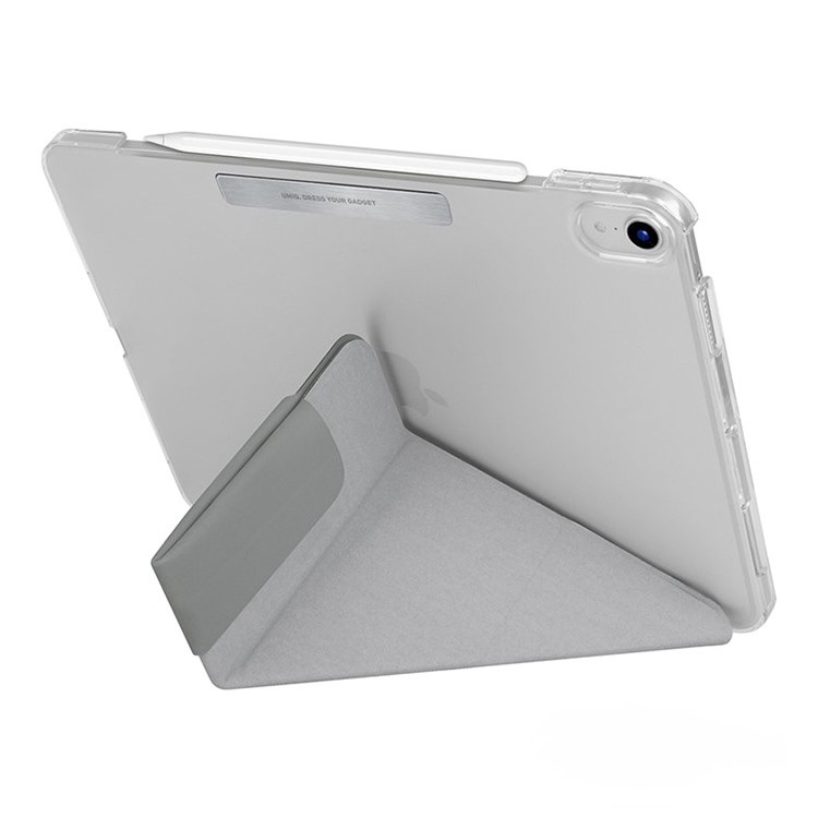 Чехол UNIQ Camden Secure Magnetic Closure для iPad 10.2 (2021), серый, картинка 3