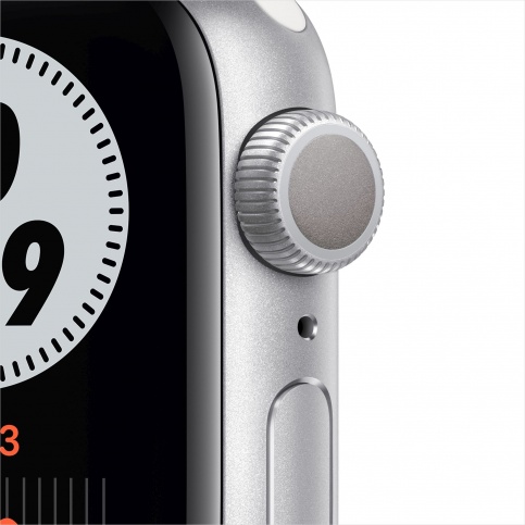 Часы Apple Watch Nike Series 6 GPS 40mm Silver Aluminum Case with Nike Sport Band (Серебристый/Чистая платина/Черный) (M00T3RU/A), слайд 2