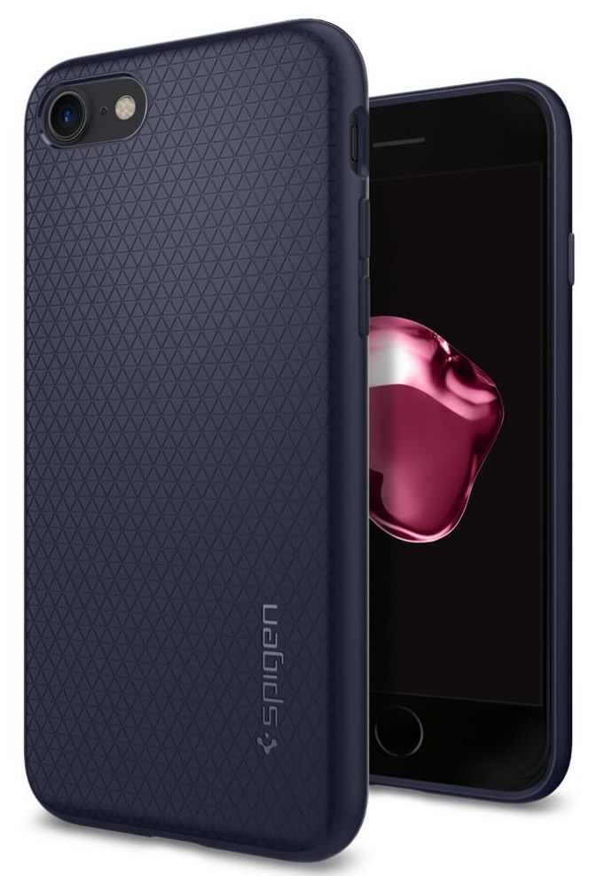 Чехол SGP iPhone 7 Liquid Air Midnight Blue, слайд 1