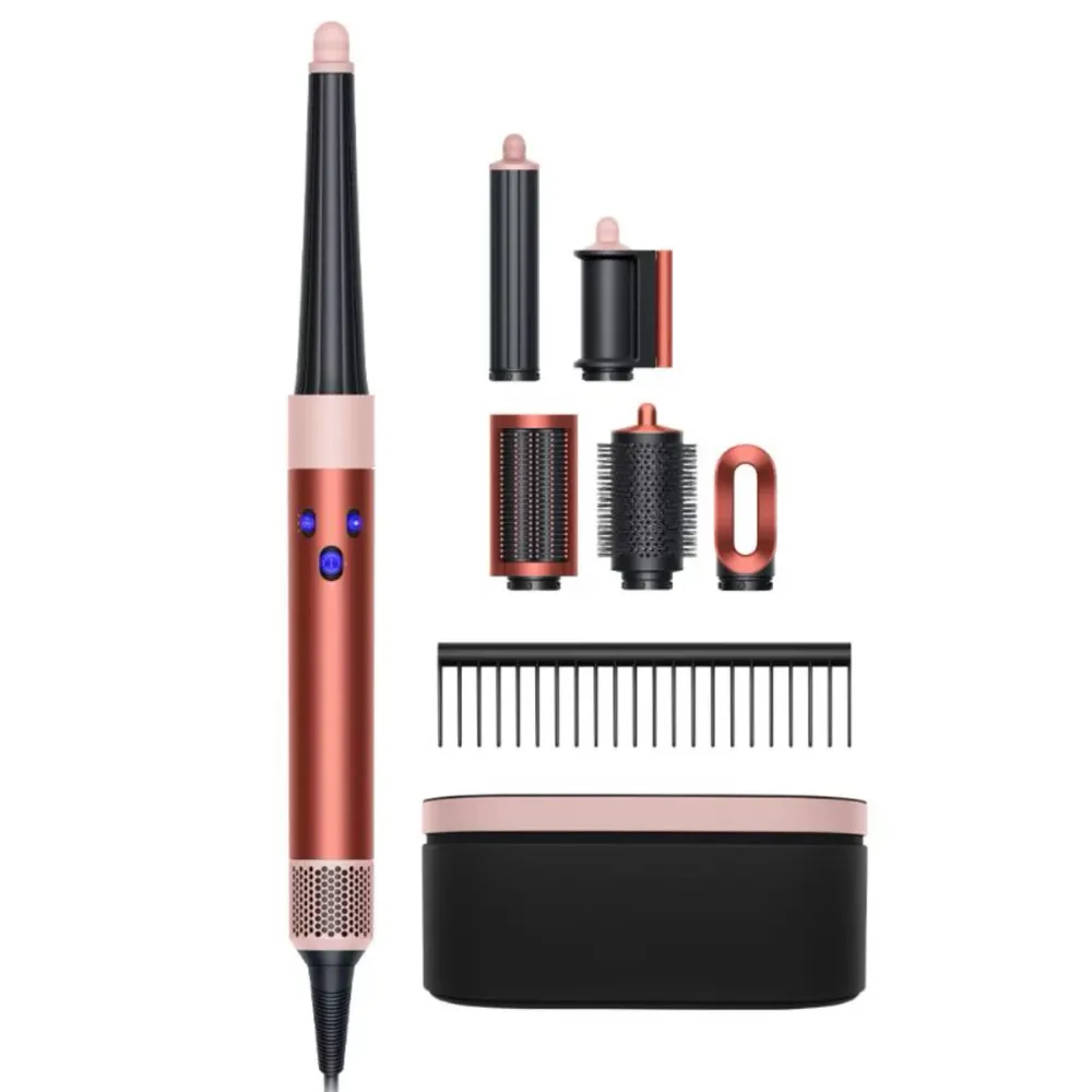 Стайлер Dyson Airwrap Complete Long HS08 (Strawberry Bronze / Blush Pink) - Подарочный футляр, картинка 1
