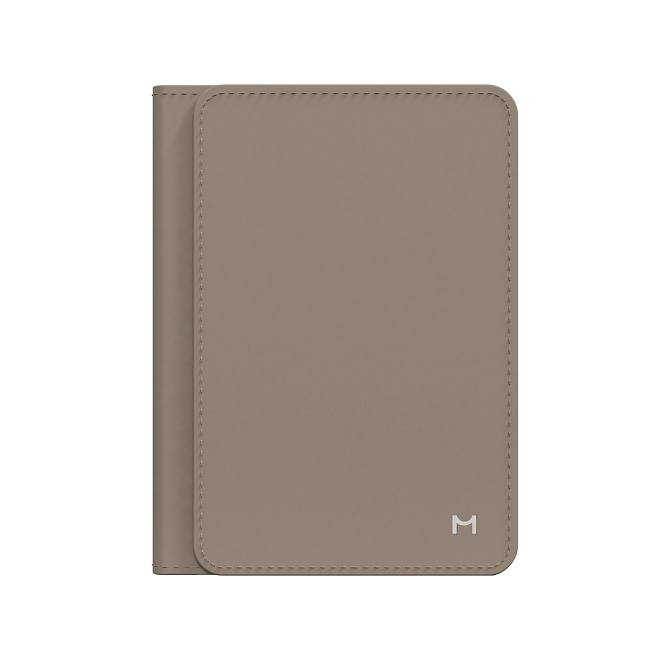 Обложка для паспорта Magssory Ultima Geo Passport Cover, с поддержкой Find My, латте