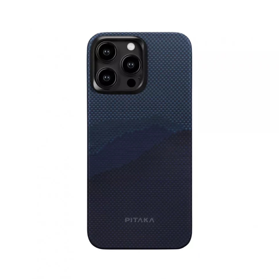 Чехол PITAKKA MagEZ Case 4 1500D для iPhone 15 Pro Max, кевлар, Over the horizon, картинка 4