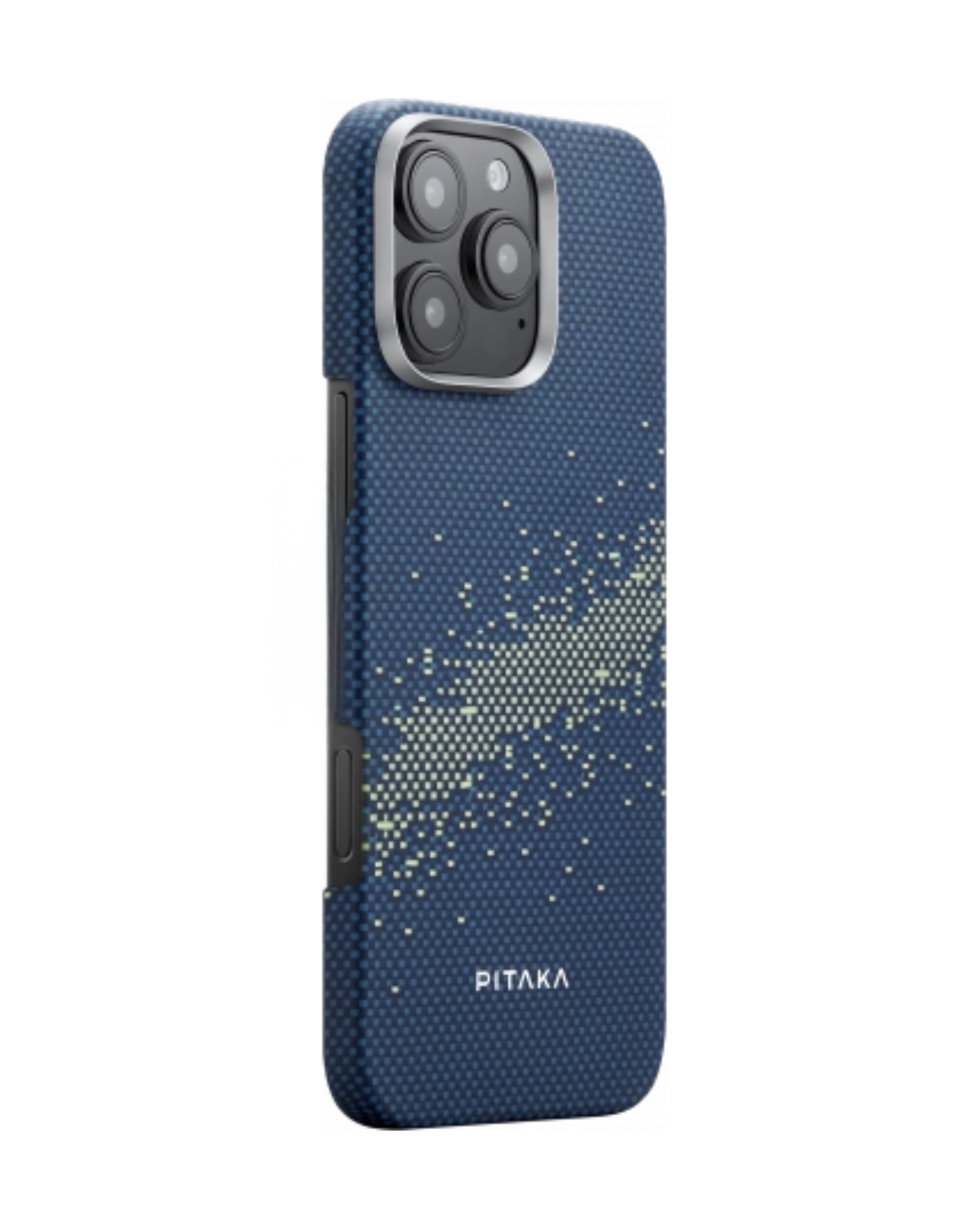 Чехол PITAKKA для iPhone 16 Pro StarPeak Tactile Woven case (Milky way galaxy), картинка 2