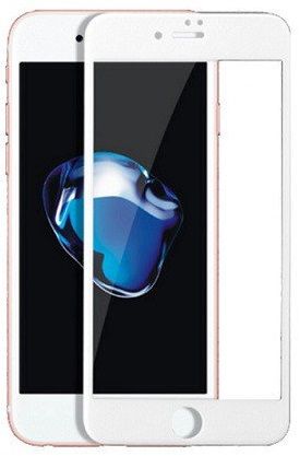 Защитное стекло iPhone 6/6S 2.5D полноразмерное белое