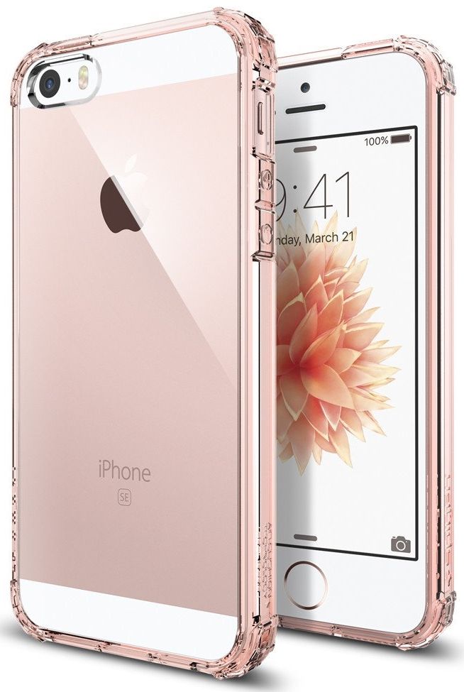 Чехол SGP  iPhone 5S/SE  Crystal Shell - Rose Crystal, картинка 1