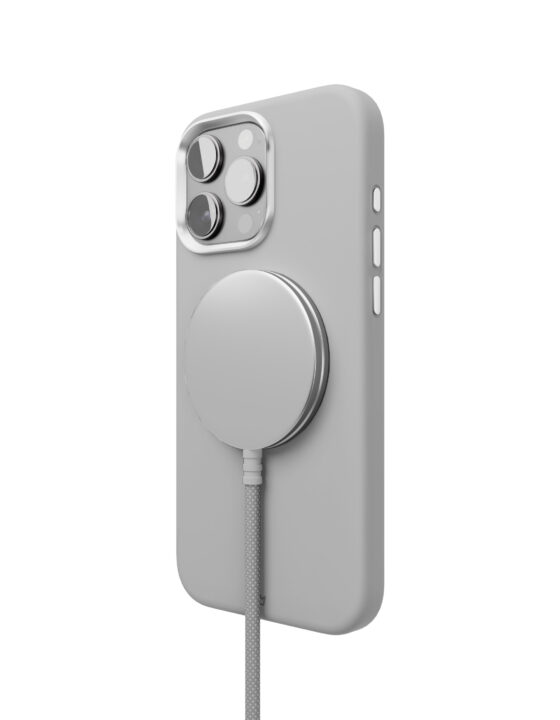 Чехол для iPhone 16 Pro Max VLP Aster Pro Case c MagSafe, серый, картинка 4