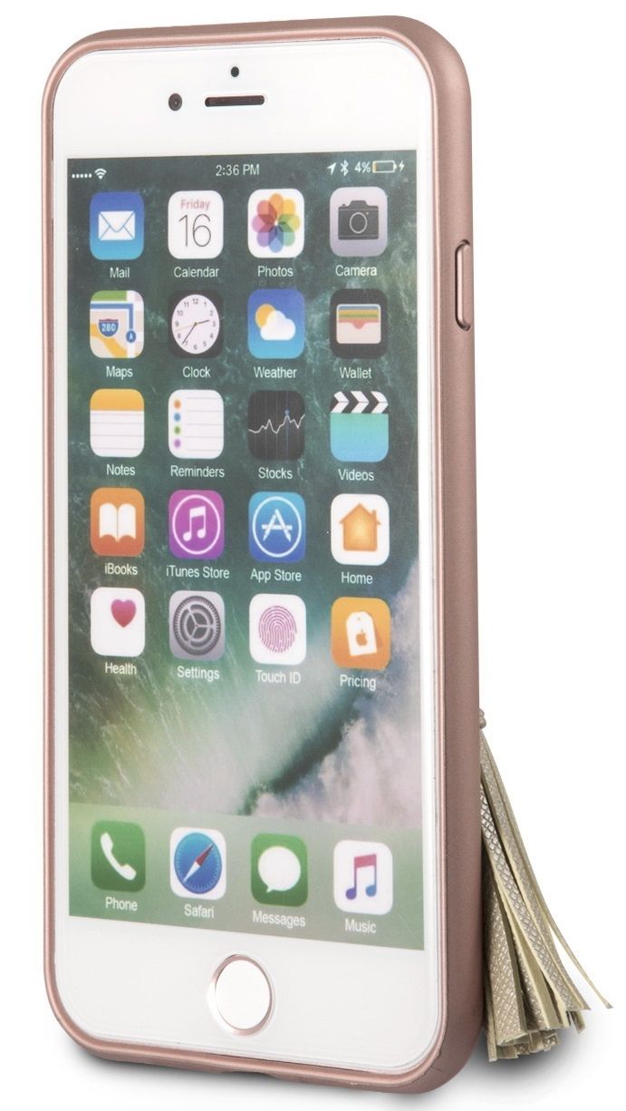 Чехол GUESS iPhone 7/8 Saffiano Hard Ring Pink, картинка 6