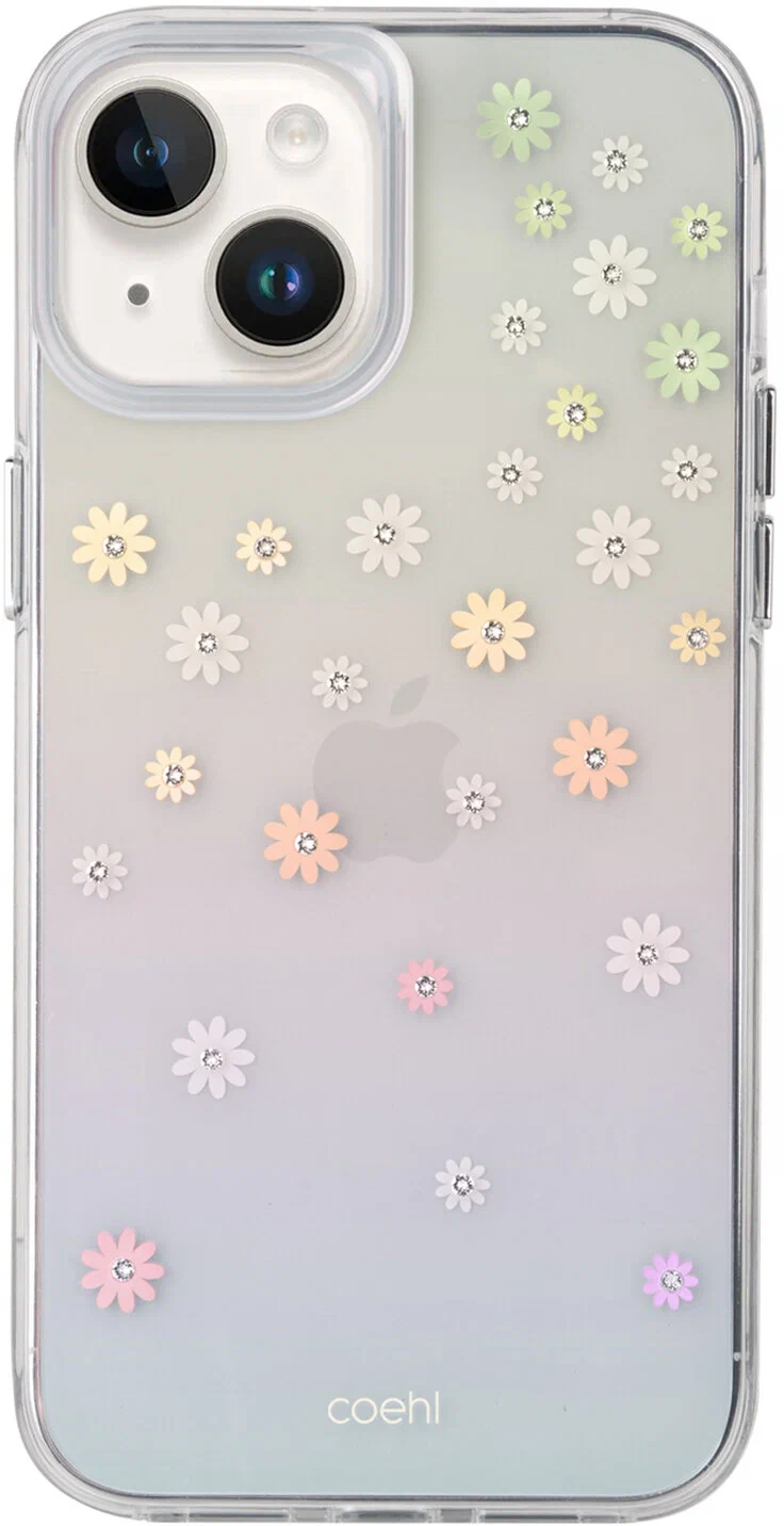 Чехол для iPhone 14 UNIQ Coehl Aster Spring Pink 3D Crystals