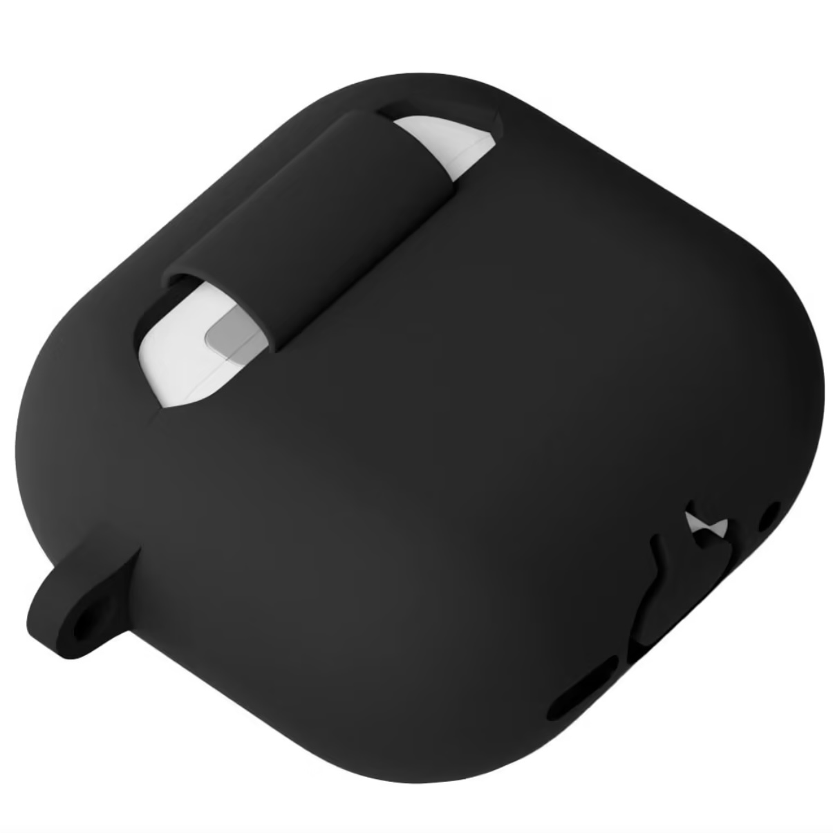 Чехол для AirPods 4 VLP Charm Case, черный, картинка 3