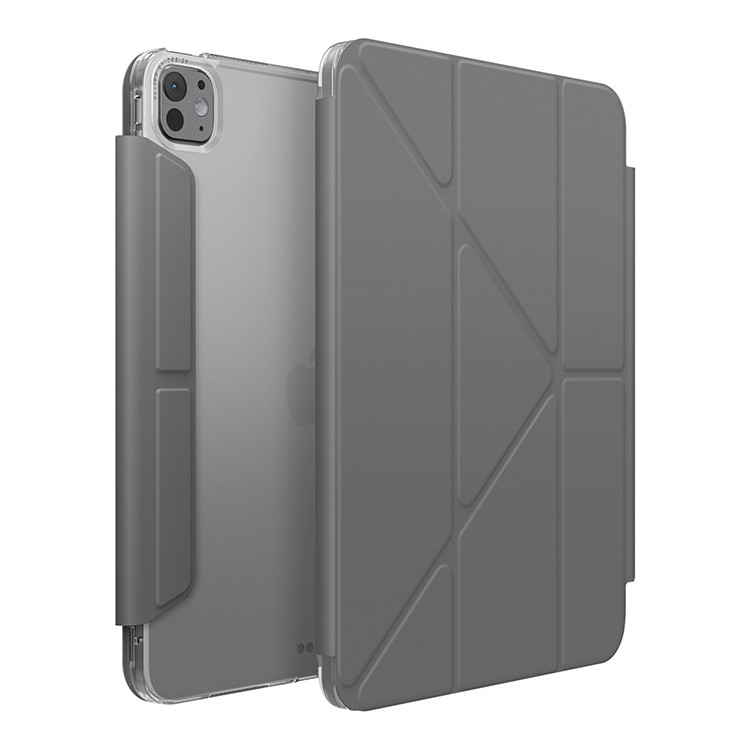 Чехол для iPad Pro 13 UNIQ Camden Click Rhino Grey, картинка 7