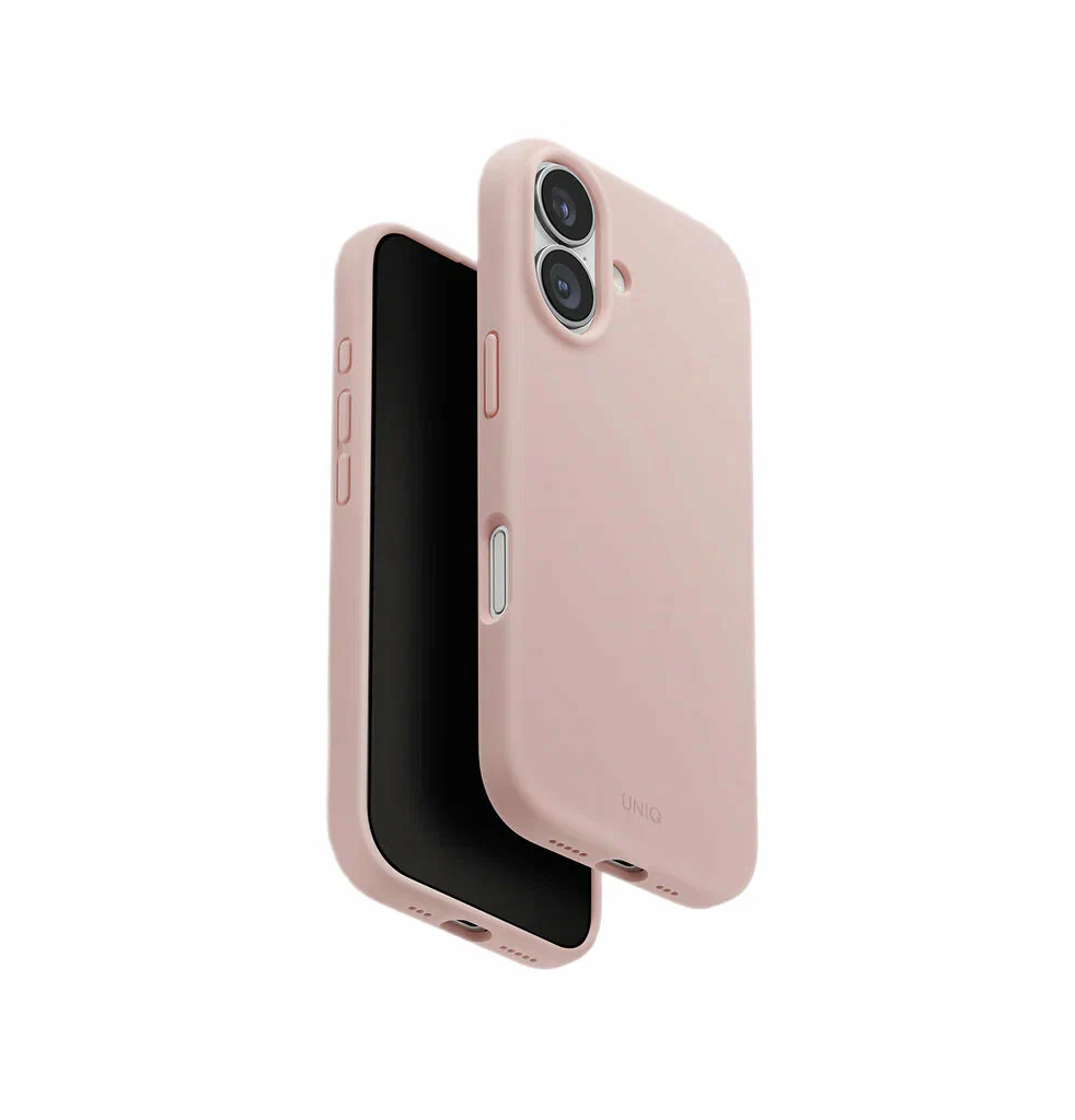 Чехол для iPhone 17 UNIQ Lino Blush Pink, картинка 1