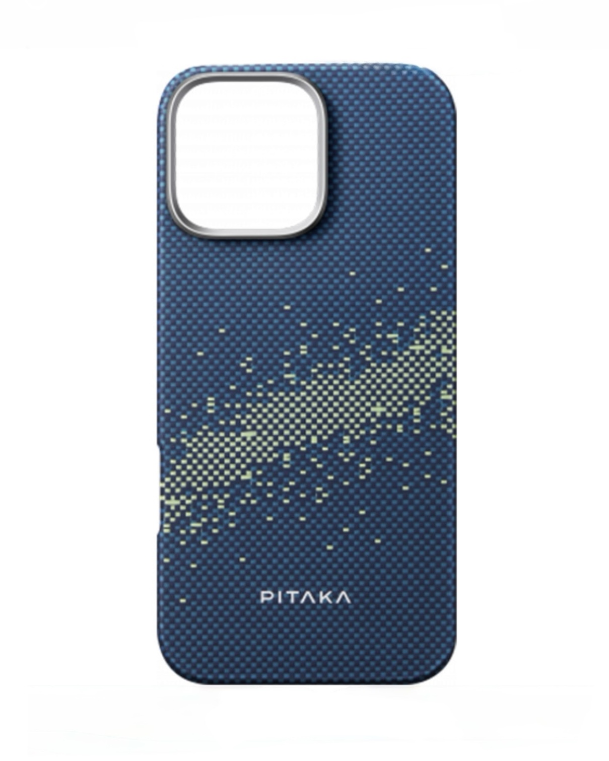 Чехол PITAKKA для iPhone 16 Pro Max StarPeak Tactile Woven case (Milky way galaxy), картинка 3