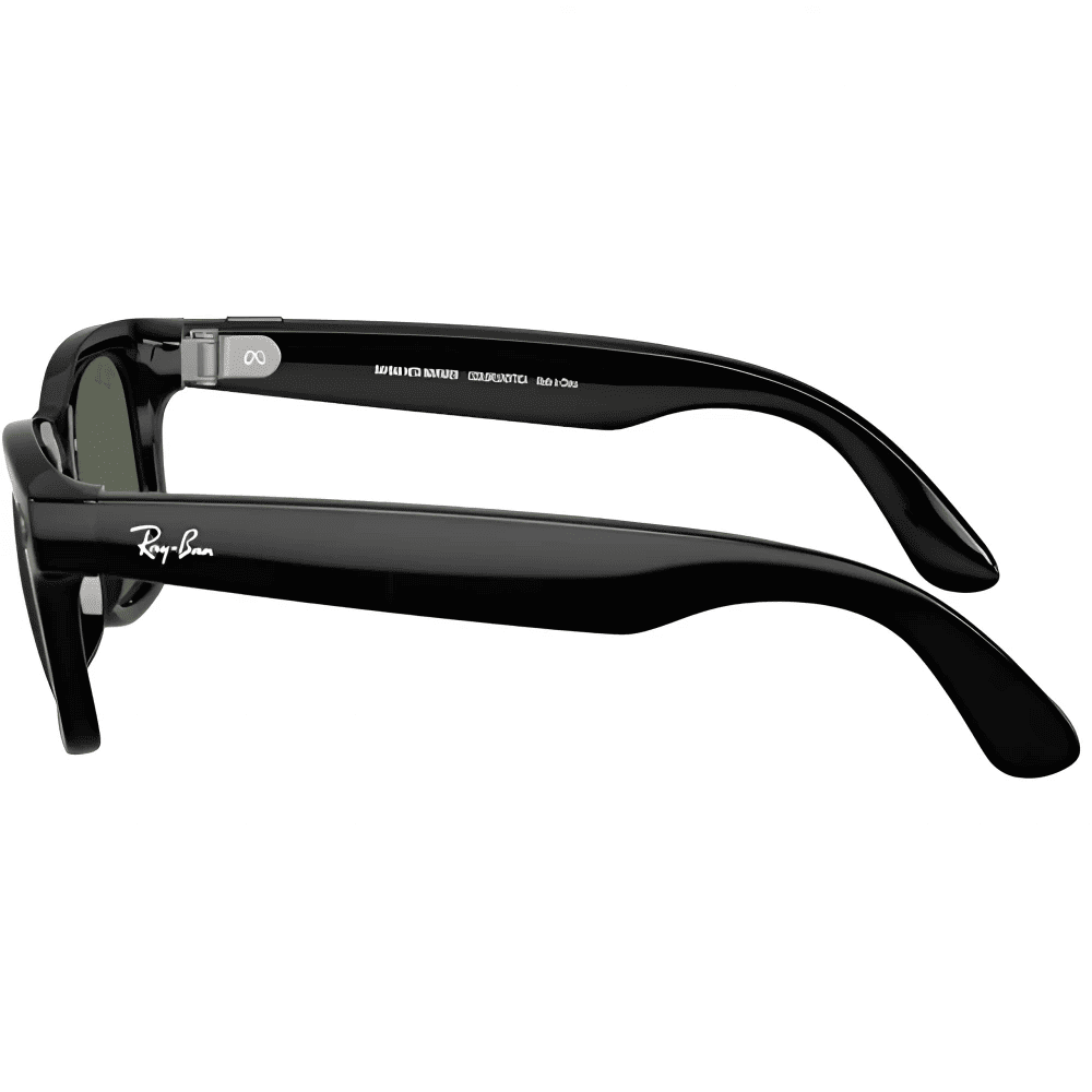 Умные очки RayBan Wayfarer RW4012 (Gen 2) Shiny Black/G15 Green (155 - 53), картинка 5