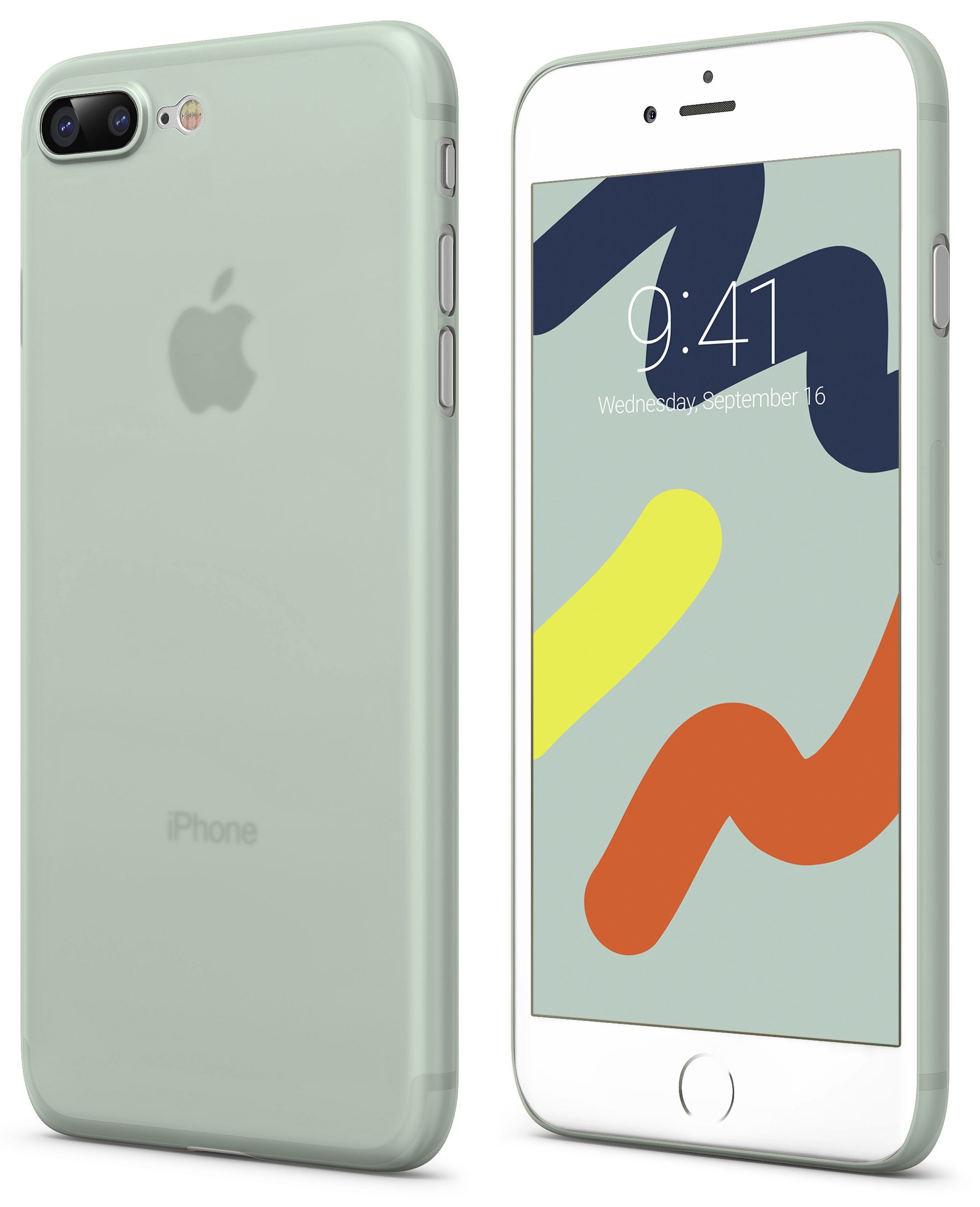Чехол VIPE Ultra Slim Case Wispy Phone 7/8 Plus - Mint, картинка 1