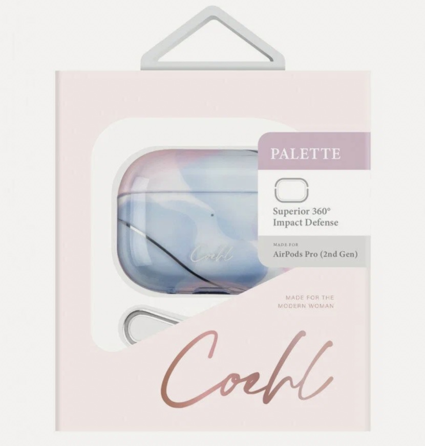 Чехол для AirPods Pro 2 UNIQ Coehl Palette Dusk Blue, картинка 5