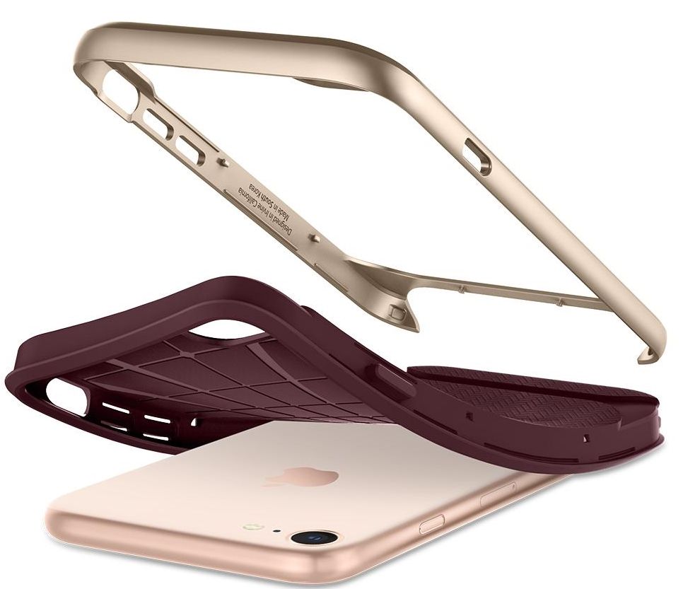 Чехол SGP iPhone 7/8 Neo Hybrid Herringbone Burgundy, слайд 3