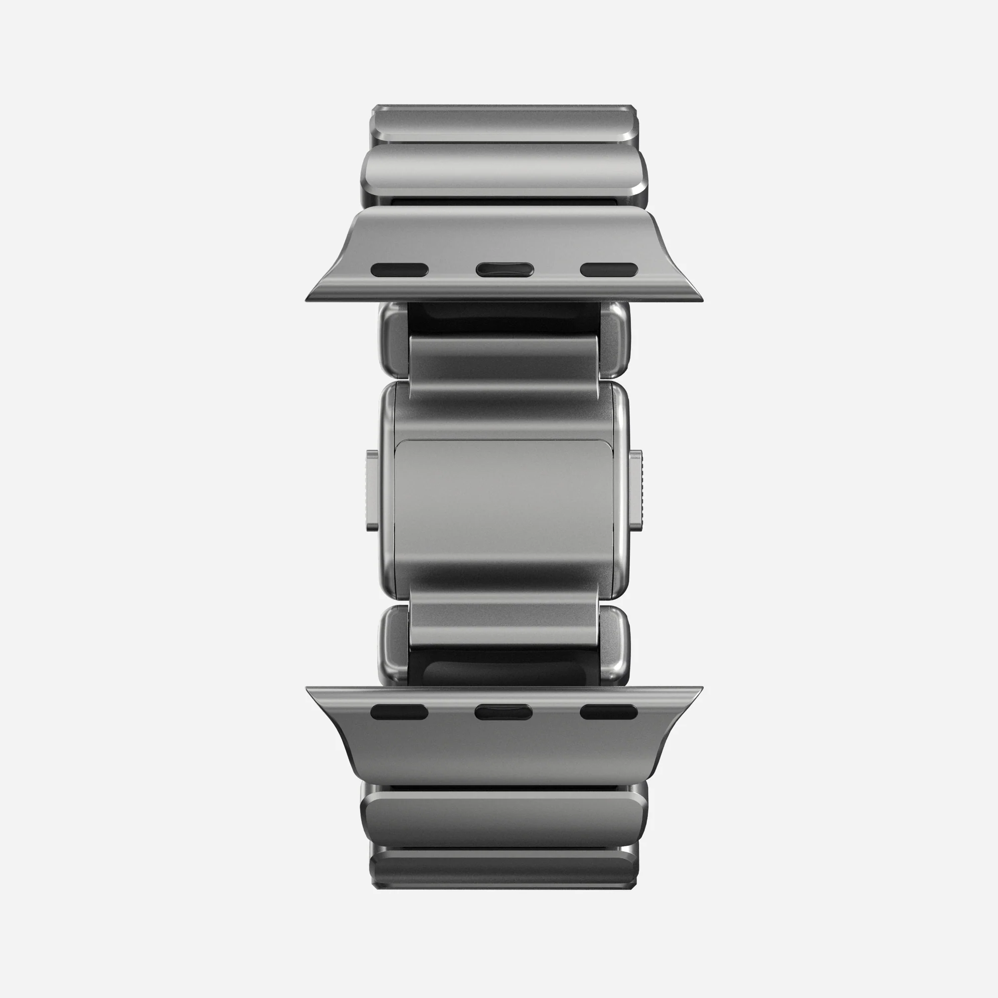 Ремешок Stratos Band Ultra Orange для Apple Watch 44/49mm Silver Metal, картинка 10