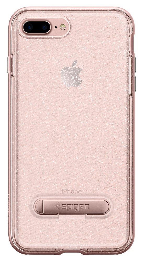 Чехол SGP iPhone 7 Crystal Hybrid Glitter Rose Quartz, картинка 2
