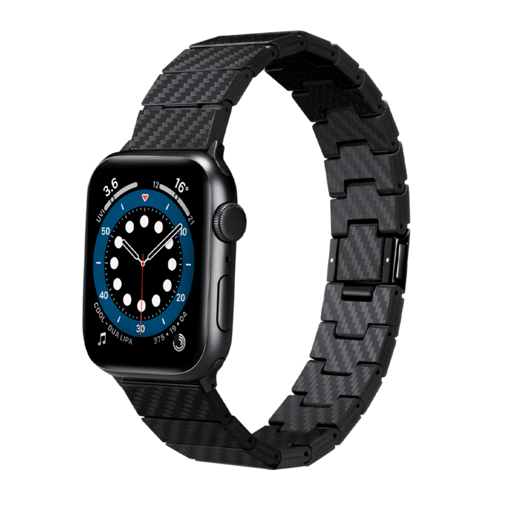 Ремешок PITAKKA для Apple Watch Retro Carbon Fiber 