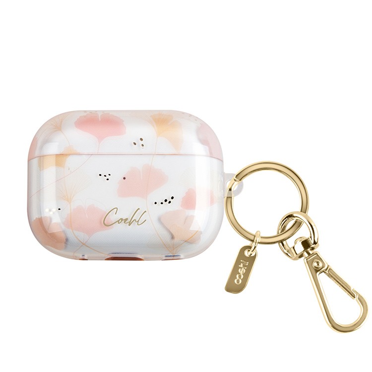 Чехол для AirPods Pro 2 UNIQ Coehl Meadow Spring Pink, картинка 1