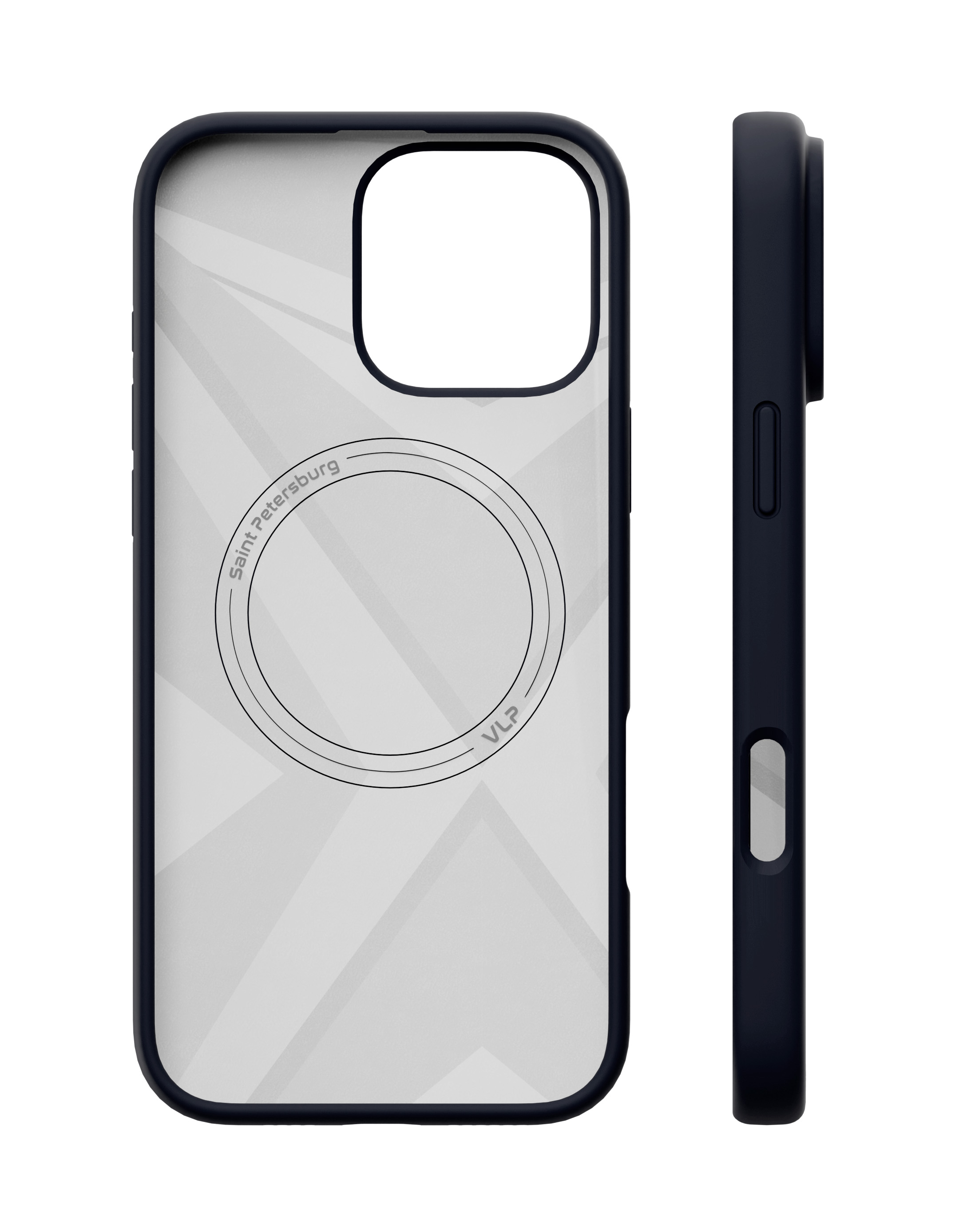 Чехол для iPhone 16 Pro VLP Aster Case c MagSafe, темно-синий, картинка 3