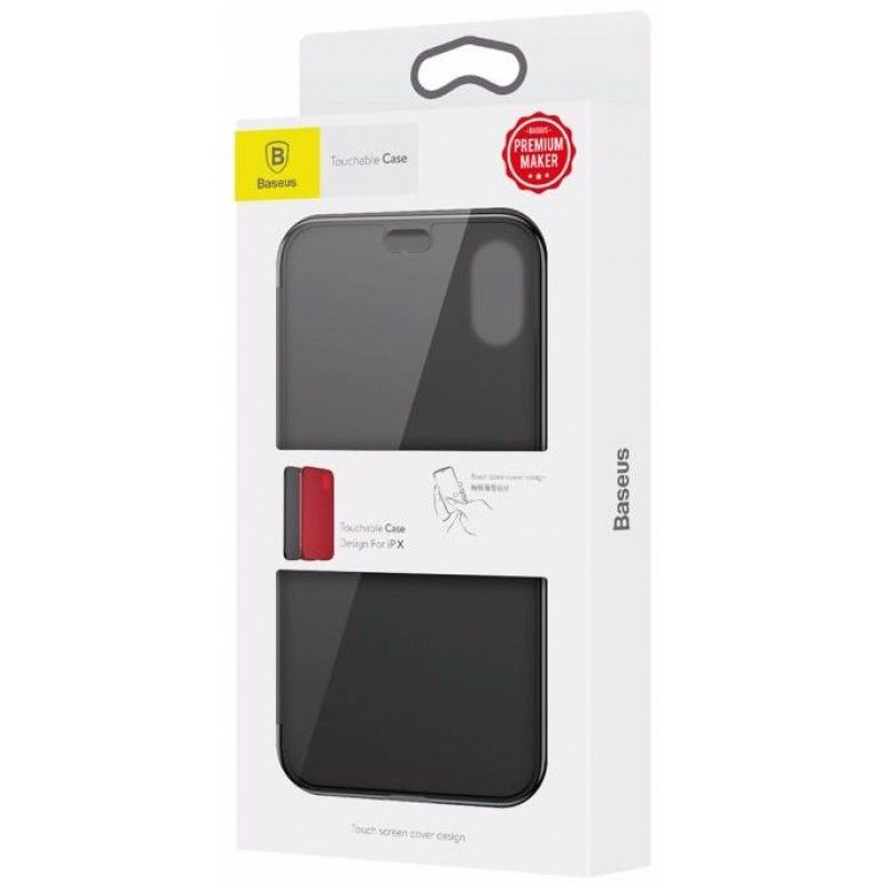 Чехол BASEUS Phone X Touchable Case Black, картинка 4
