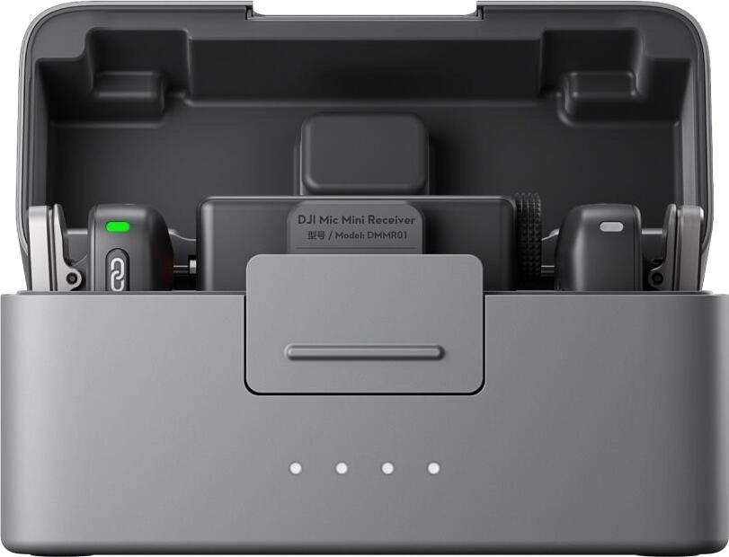 Беспроводной микрофон DJI Mic Mini (2 TX + 1 RX + Charging Case), картинка 1