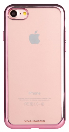 Чехол VIVA iPhone 7 Metalico Flex Case TPU Pink, слайд 2