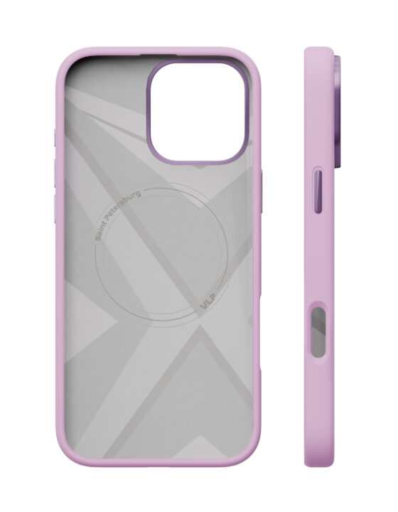 Чехол для iPhone 16 Pro Max VLP Aster Pro Case c MagSafe, лавандовый  , картинка 3