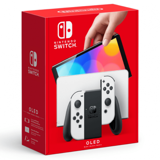Игровая приставка Nintendo Switch OLED White, картинка 4