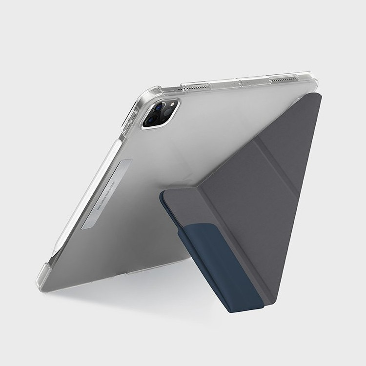 Чехол UNIQ Camden Protect and Charge Apple Pencil для iPad Pro 11 / Air 4 (2018-2022), синий, картинка 2