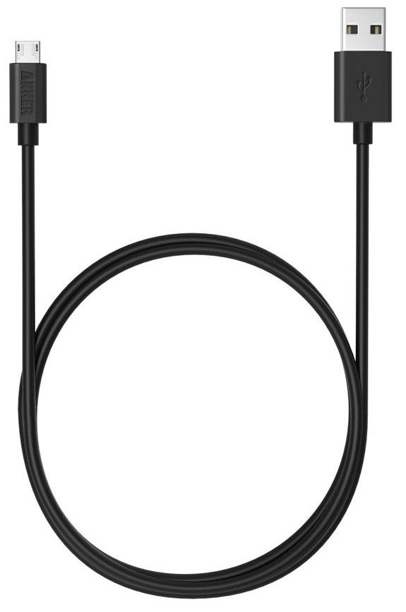 Автомобильное ЗУ ANKER PowerDrive 24W 2-Port + Micro USB cable - Черный , картинка 2