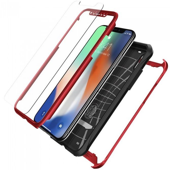 Чехол SGP iPhone X/XS Reventon Metallic Red, слайд 4