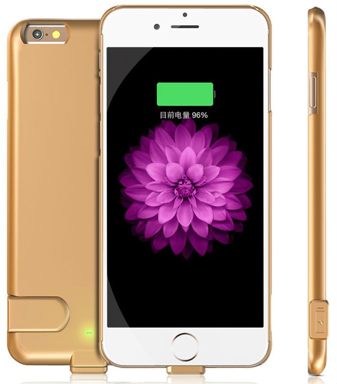 Чехол HEDDY для iPhone 6 Battery Case 1500mA - Gold, слайд 2