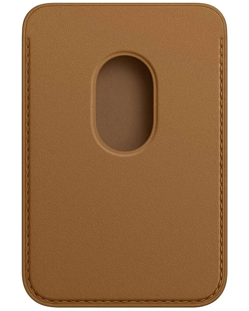 Чехол-бумажник Leather Wallet c MagSafe для iPhone, коричневый, картинка 1