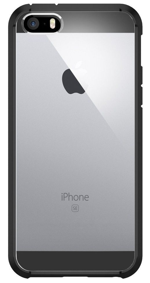 Чехол SGP  iPhone 5S/SE Ultra Hybrid - Black, картинка 2