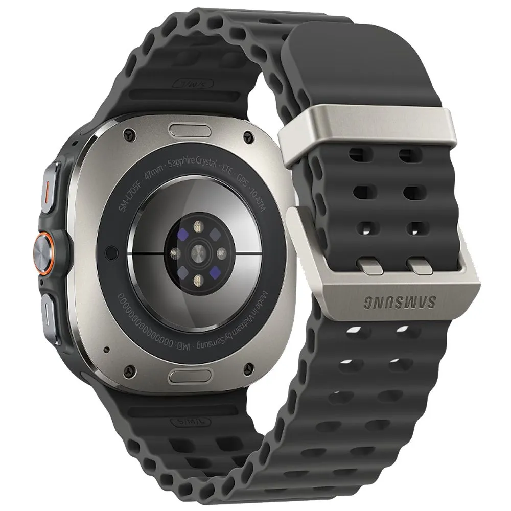 Умные часы Samsung Galaxy Watch Ultra 47mm Titanium Silver Marine Band Dark Grey, картинка 5