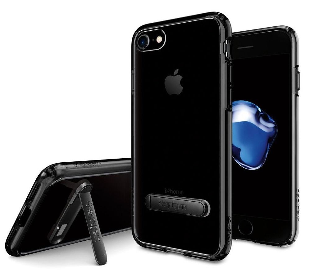 Чехол SGP iPhone 7 Ultra Hybrid S Jet Black, картинка 3