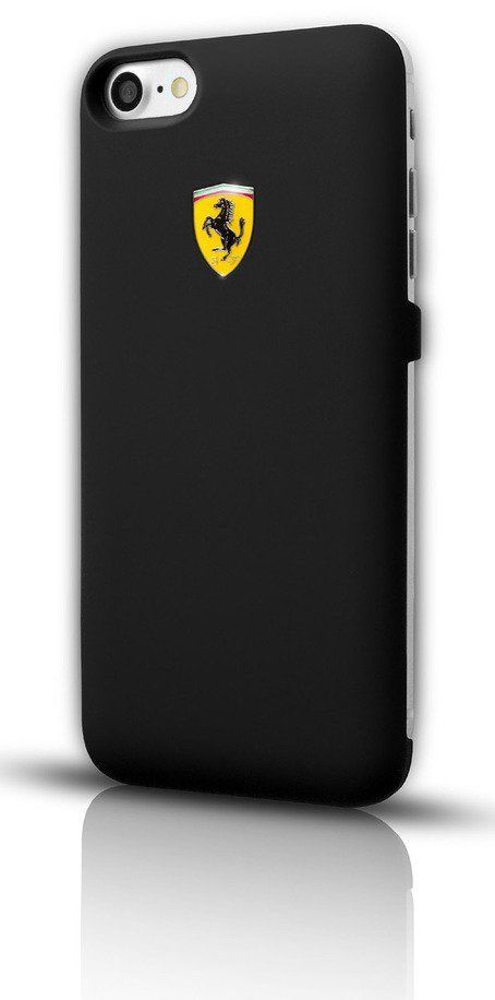 Чехол Ferrari iPhone 7 Plus Powercase 4000 mAh - Black, картинка 3