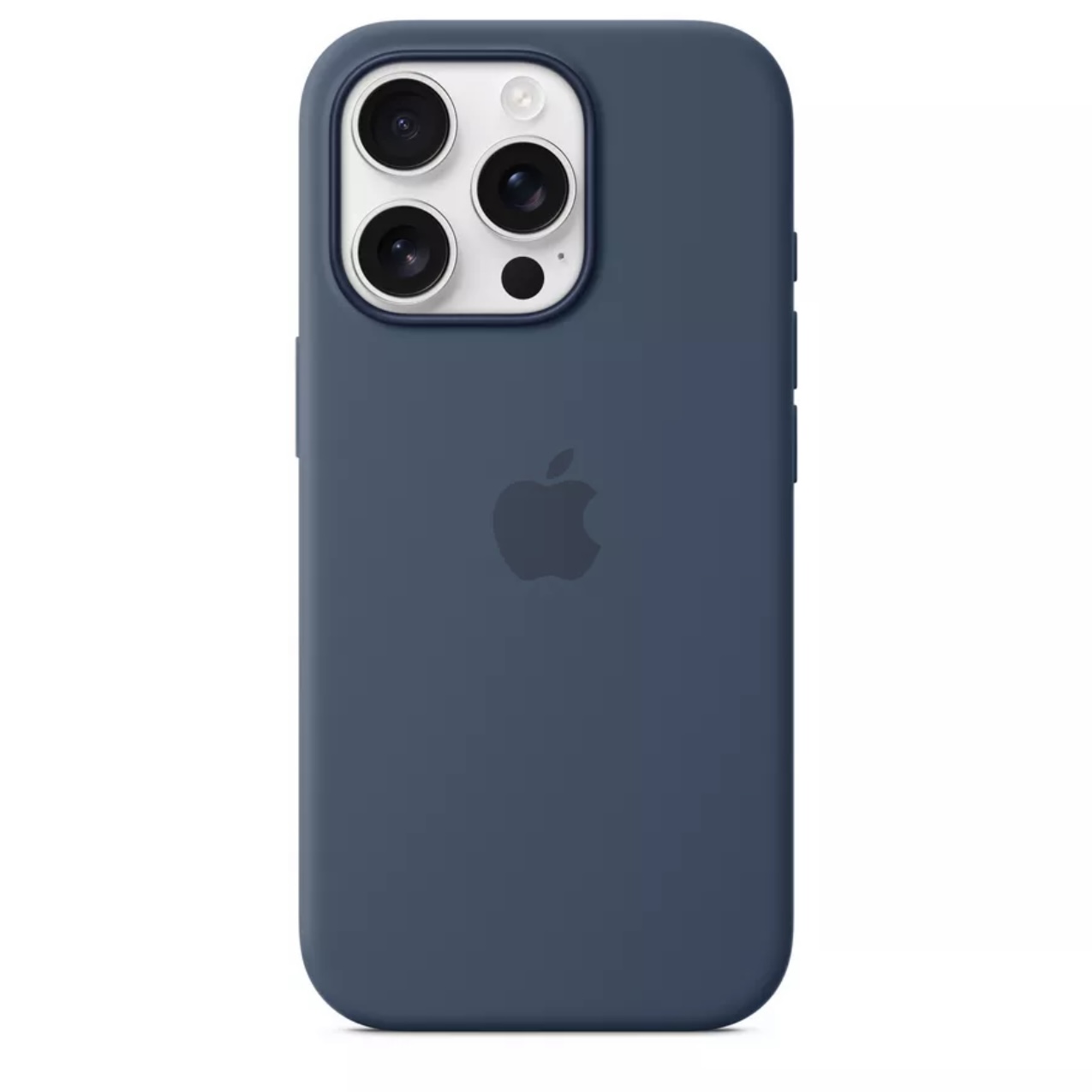 Чехол для iPhone 16 Pro Max Leather Case Magsafe Blue, картинка 1