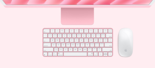 Моноблок Apple iMac 24" (2024) Retina 4,5K MWV53 Pink (M4 10Core CPU, 10Core GPU/16Gb/512SSD), картинка 4