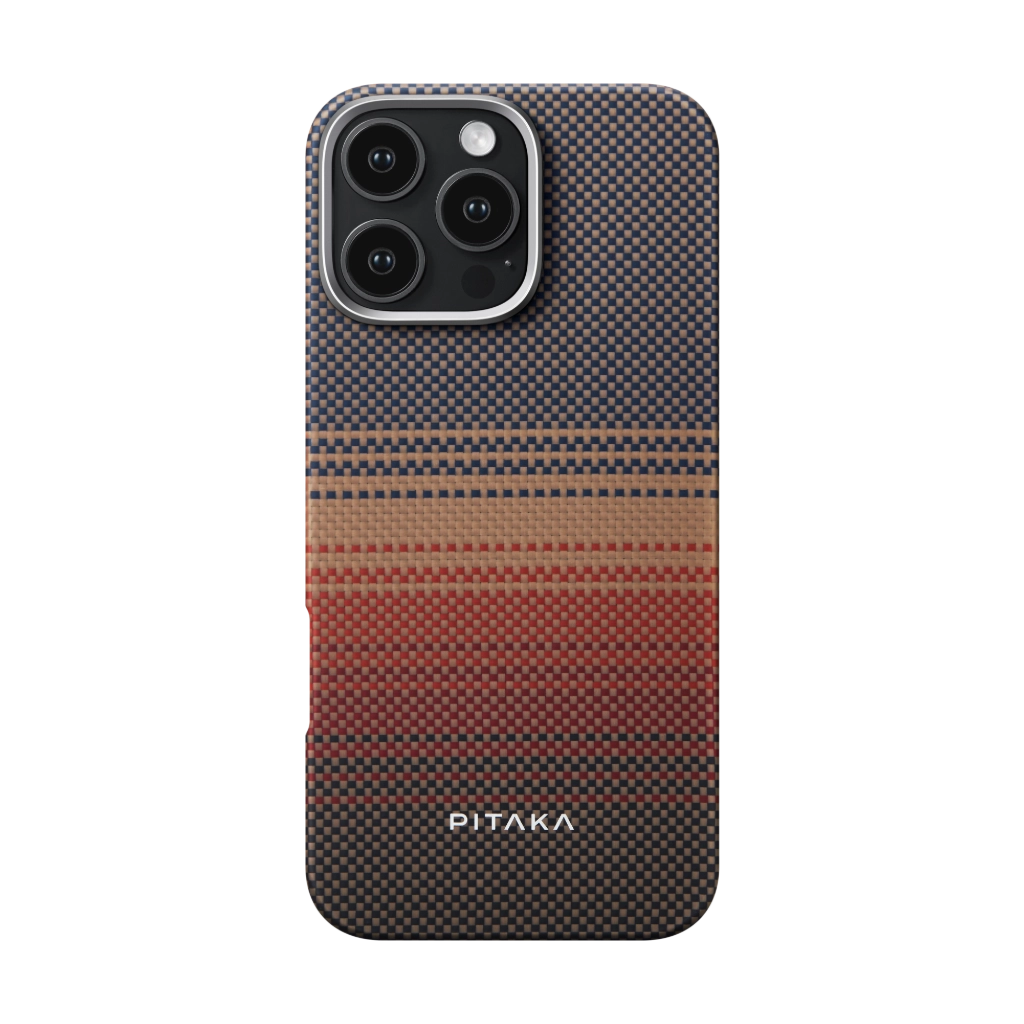 Чехол PITAKKA MagEZ Case 5 для iPhone 16 Pro, кевлар, Sunset, картинка 5