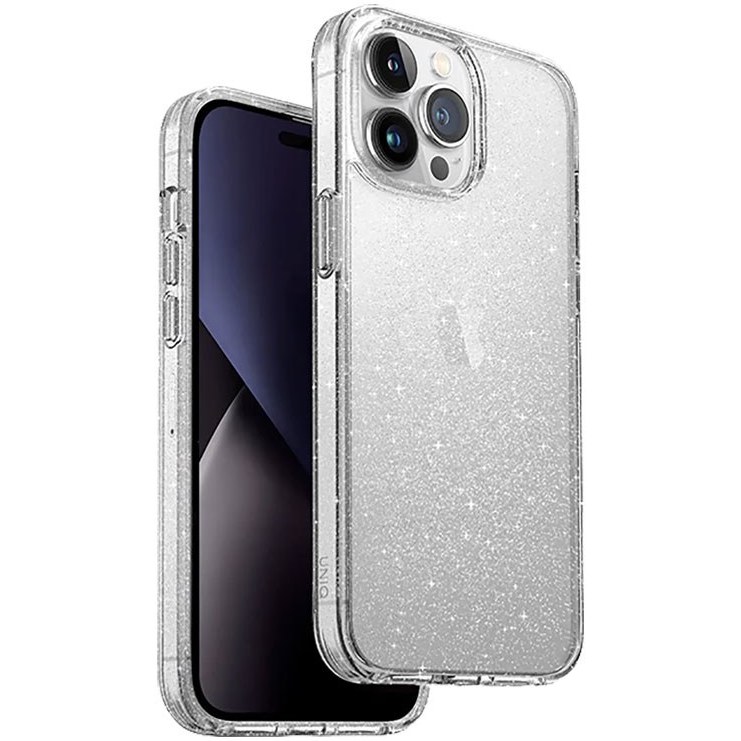 Чехол для iPhone 14 Pro UNIQ LifePro Xtreme 3D Glitter Crystals Lucent